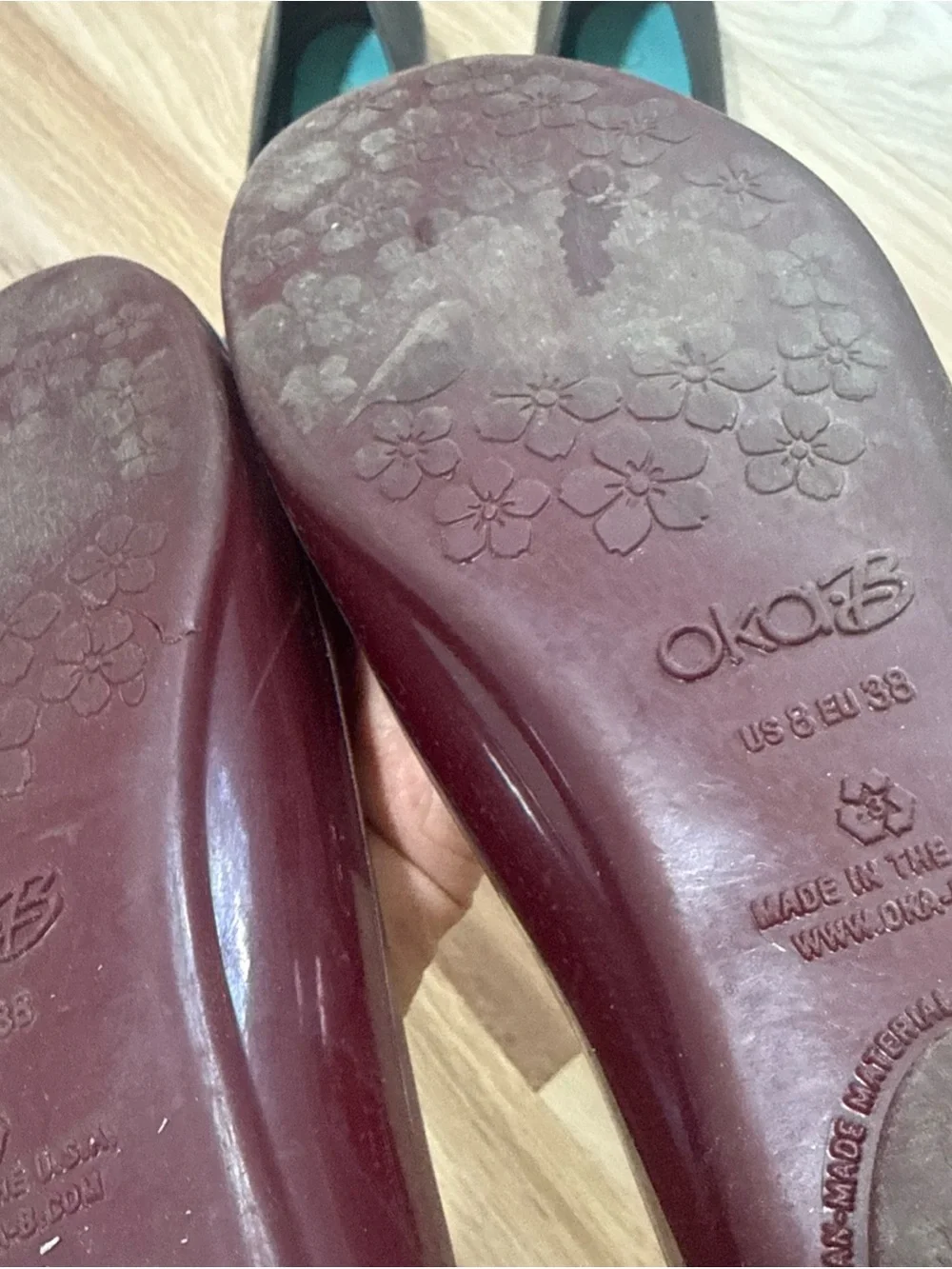 Okab Oka b Taylor Matte Ballet Shoe Slipper Womens 8 USA made women owned (2)